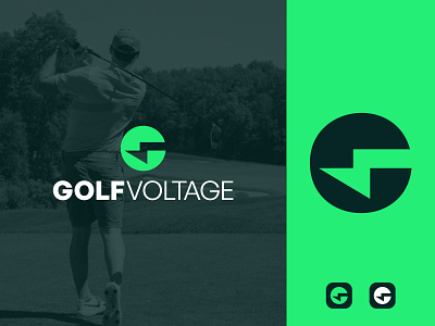 Golf Ball Making Company Logo Design brand identity branding clean clean logo company design golf golf balls golf club letter g letter g logo logo logo designs minimalist modern modern logo modern logo design voltage voltage logo