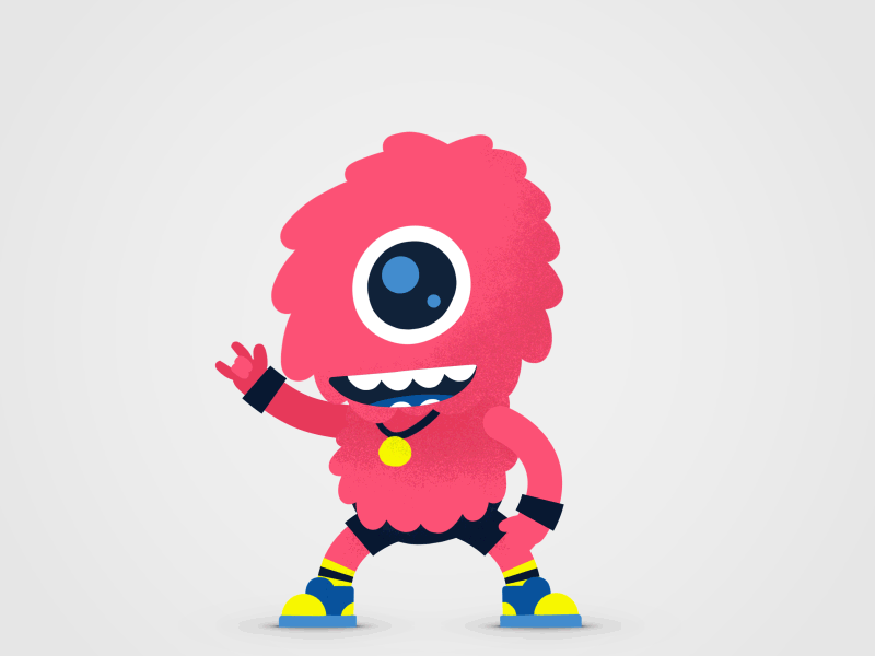 Voice Kids Monster Metal animation illustration motion graphics