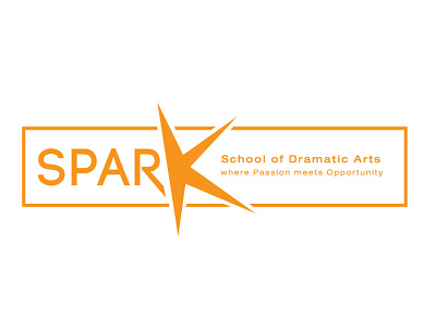 SPARK - School of Dramatic Arts branding logo