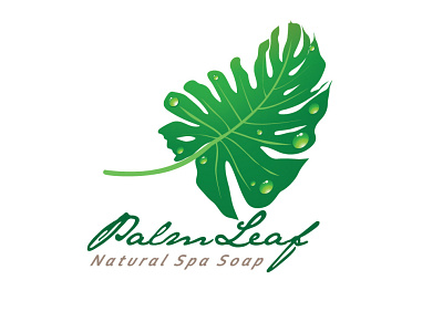 Palm Leaf - Natural Spa Soap branding logo