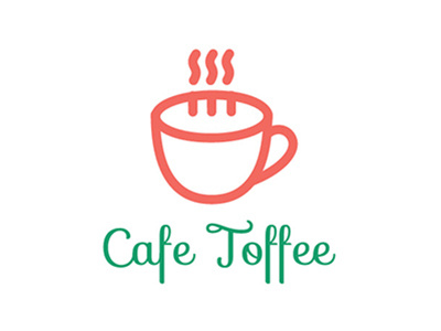 Cafe Toffee branding logo