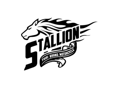 STALLION - Thai brand motorcycle branding logo