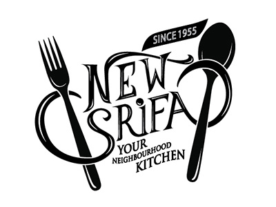 NEW SRIFA - restaurant branding logo
