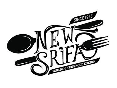NEW SRIFA - restaurant branding logo