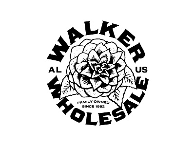 Walker Wholesale badge alabama badge family florist flower