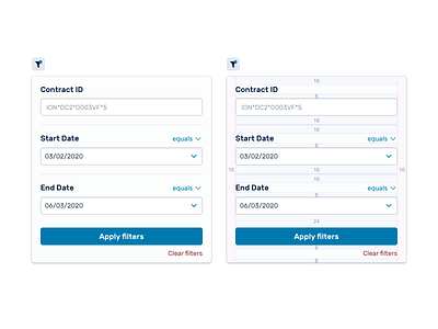 Spacer Demo: Filters