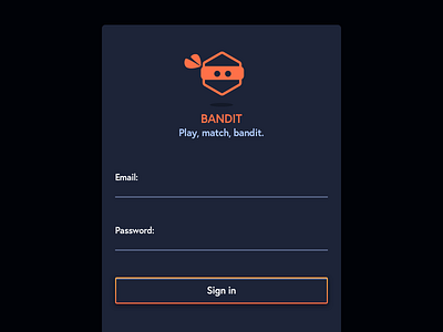 Play, match. Bandit