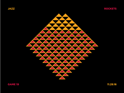 Jazz Scores: Game 19 - 11.29.16 basketball data design illustration jazz nba sports statistics stats utah visualization