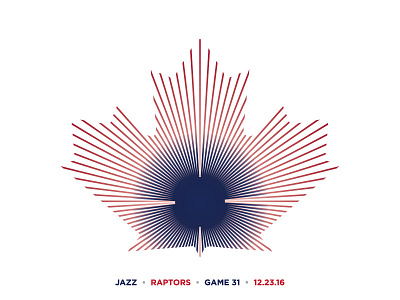 Jazz Scores: Game 31 - 12.23.16 basketball data design illustration jazz nba raptors sports stats utah visualization
