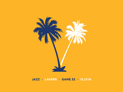 Jazz Scores: Game 32 - 12.27.16 basketball data design illustration jazz lakers nba sports stats utah visualization