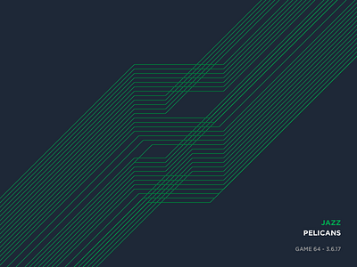 Jazz Scores: Game 64 - 3.6.17 basketball data design illustration jazz nba sports statistics stats utah visualization