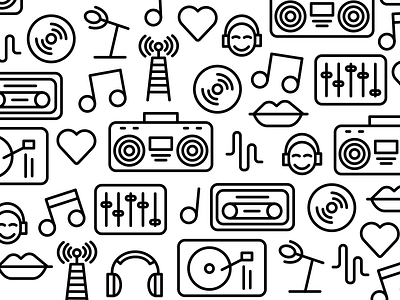 radio icon pattern icon icons kanm pattern radio