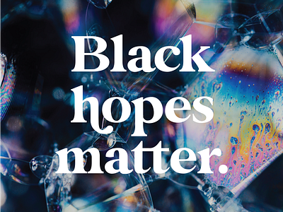 Black Hopes Matter activism adobe black lives matter blm colorful design graphic design holographic illustration illustrator oil psychedelic typography