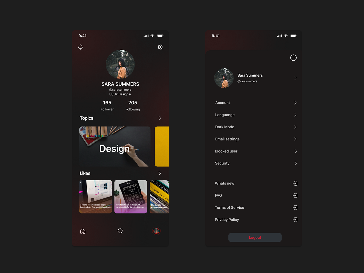 Browse thousands of Profile Settings images for design inspiration ...