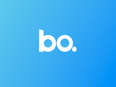 Logo for the company BO branding graphic design logo ui