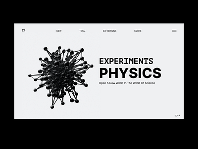 Experiments. Physics. app branding education graphic design leaning physics student ui university ux website