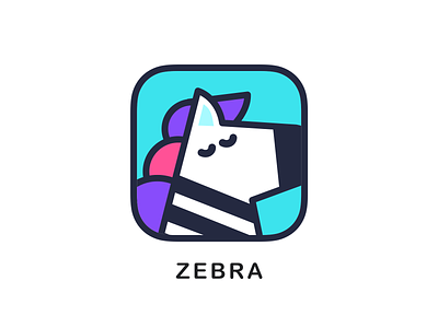 Zebra app icon logo monk ui