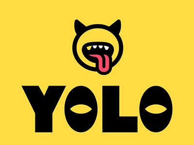 YOLO LOGO v3｜YOU ONLY LIVE ONCE icon logo monk ui yolo