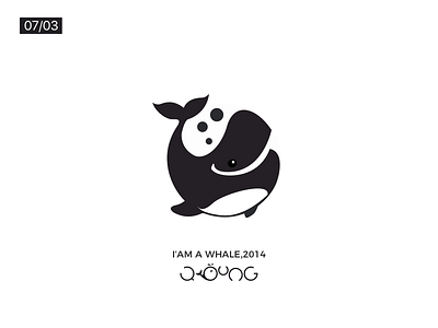 I Am A Whale 03 logo，icon，whale，monk，