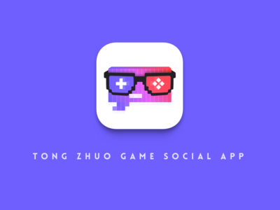 Tongzhuo Game Social App 3 logo，icon，app，ui，monk，game