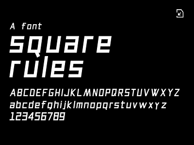 Square rules「方矩」-I monk，font，square， rules，「方矩」