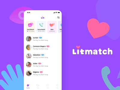 LitMatch ｜ Z世代匿名匹配互动社交应用