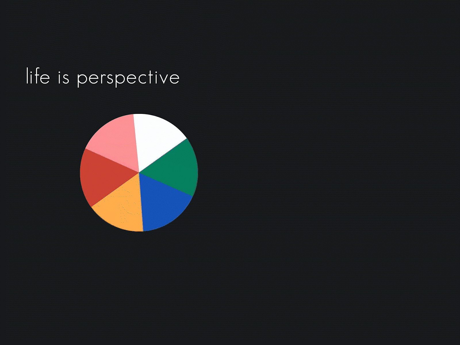 Life is perspective animation colorful eye eyes focus focuse gray minimal motion graphics motiongraphy murph murphing perspective