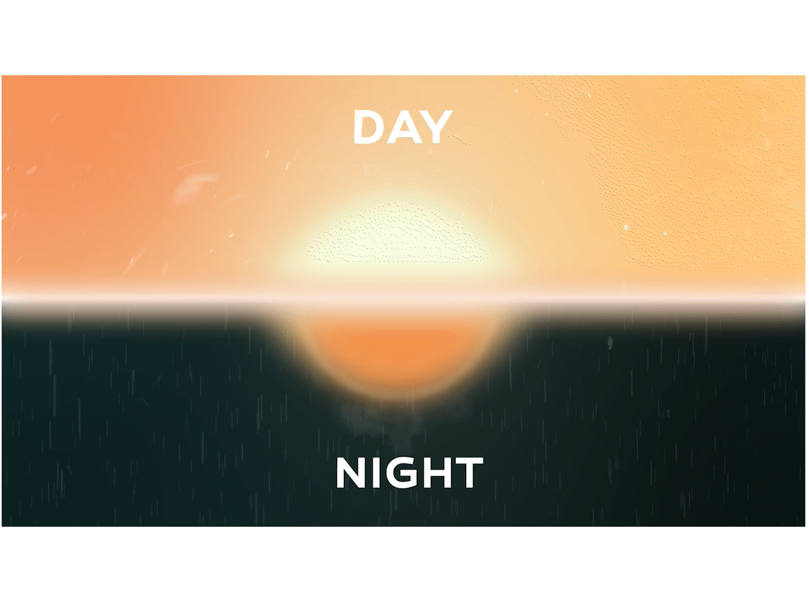 Day/Night #3 aftereffect animate animation day dirt dirty down dust light light cc night sides two up up and down yellow