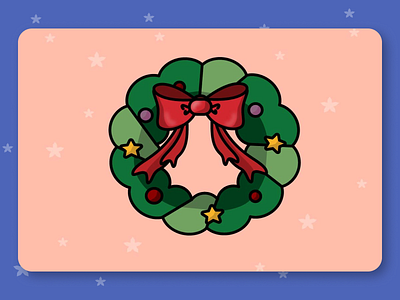 ☘️Christmas Wreath Vector Illustration