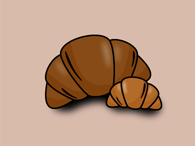 Bakery Croissant vector illustrator🥐