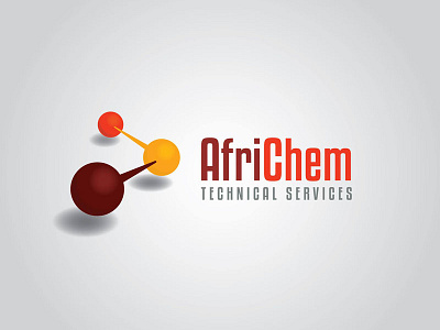 AfriChem Logo africa chemicals colors colours depth design engineering logo technical