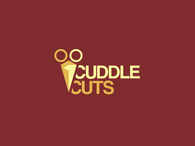 Cuddle Cuts Logo africa barber cuddle cuts design hugs kids logo scissors