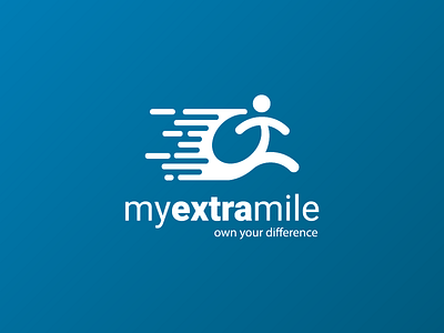 My Extra Mile Logo (pending) design exercise logo movement ngo run speed walk