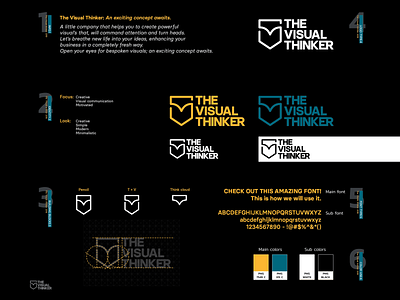 The Visual Thinker logo presentation brand brand design brand identity branding branding design creative less is more logo logo design logodesign logos logotype presentation presentation design type design typedesign