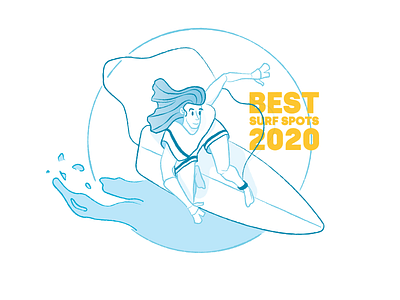 Let's Surf! artwork blue craft creative drawing iilustration illustraion illustration illustration art illustrations illustrator line line art lineart lines linework surf surfing water