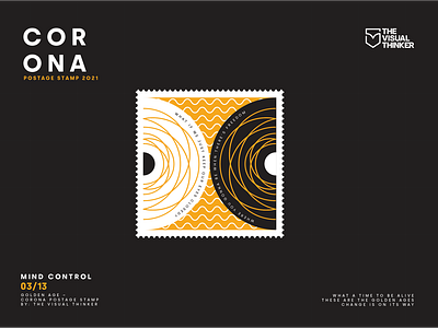 Corona postage stamp Mind control 03/13