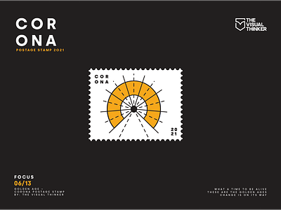 Corona postage stamp Focus 06/13 abstract abstract art abstract design abstraction creative focus graphic illustraion illustration illustration art illustrations illustrator less is more lineart linework minimalist postage postage stamp poster art poster design
