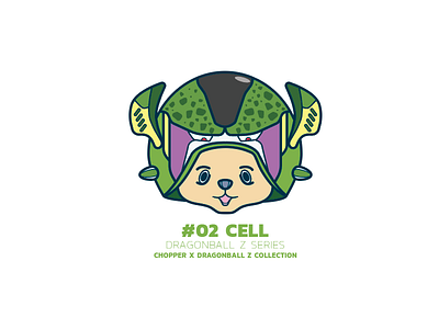 Chopper X DBZ Cell anime cell chopper cute dbz dragonball dragonballz green manga onepiece tonychopper