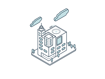 Hotel blue creative design hotel house icon illustrate illustration iso isometric isometric art less is more line lineart lllustration logo minimal typography