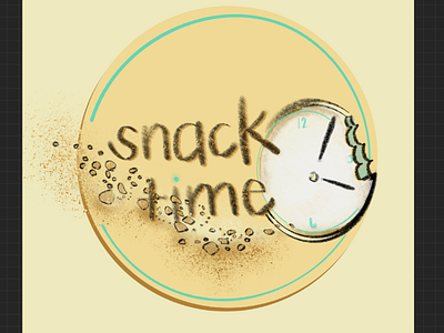 snack time - animation design animation branding design digital art illustration logo