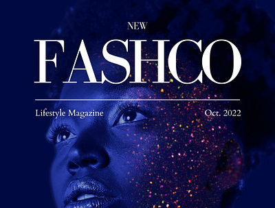 Fashco Magazine Cover branding design graphic design illustration typography