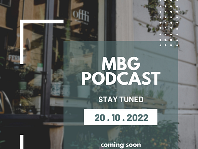 MBG Podcast Instagram Post Design design graphic design typography