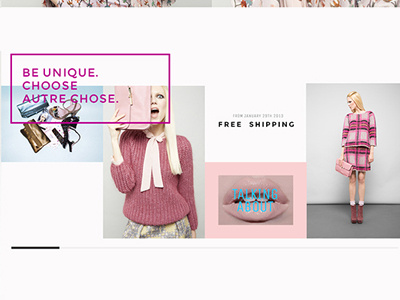 L'Autre Chose online store. bags concept e commerce ecommerce fashion online shop online store shop online site store webdesign website