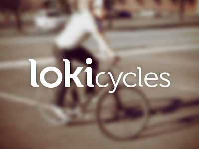 Lokicycles bicycle bike blur branding cycling fixie focus hipster identity logo logotype museo muted typography
