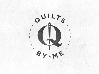 QuiltsByMe circle gotham logo needle q quilt star stitch thimble type