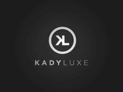 KadyLuxe activewear circle fashion gotham identity kadyluxe logo luxury