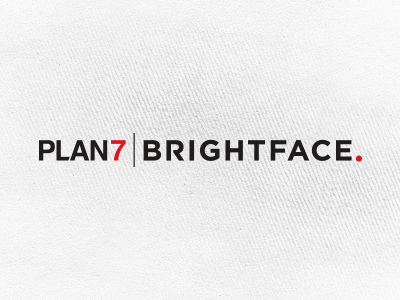 PLAN7 | BRIGHTFACE. bicycle bike brightface cycling gotham helvetica identity logo plan7 race racing texture