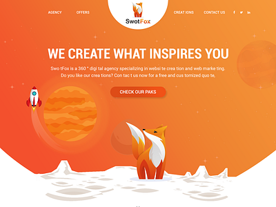 SwotFox design website