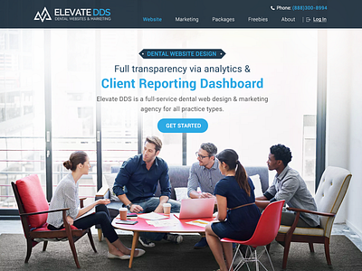 Elevate DDS 01 design marketing agency webdesign website