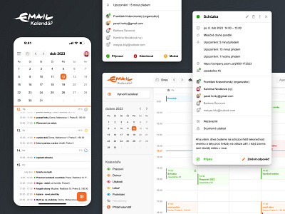 Seznam Kalendář branding calendar design graphic design icon orange seznamcz ui vector web